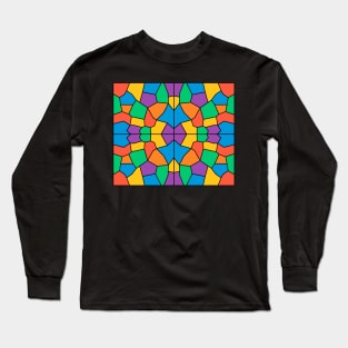 MOSAIC PATTERN Long Sleeve T-Shirt